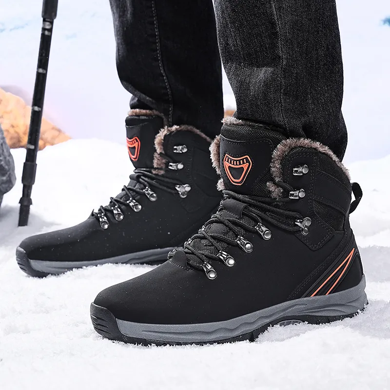 SIMBA'S PRIDE Thermal Abrasion Resistant Mid Top Mountaineering & Hiking Shoes Men-1
