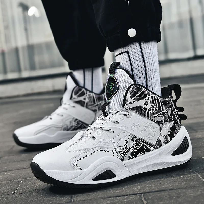 SIMBA'S PRIDE Slip Resistant, Abrasion Resistant, Lightweight High Top Basketball Shoes Unisex-73