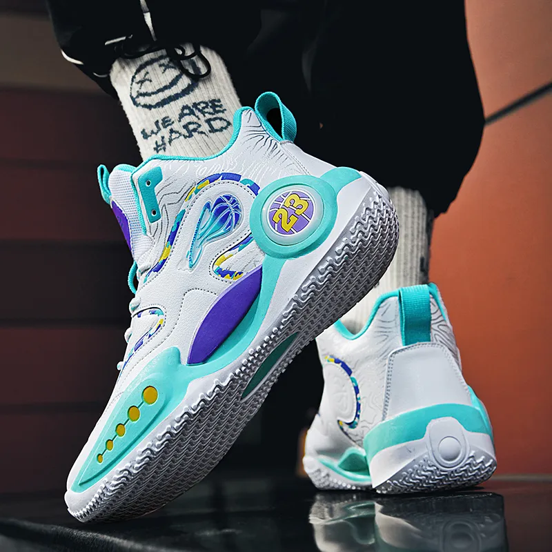 SIMBA'S PRIDE Slip Resistant, Abrasion Resistant, Lightweight High Top Basketball Shoes Unisex-47