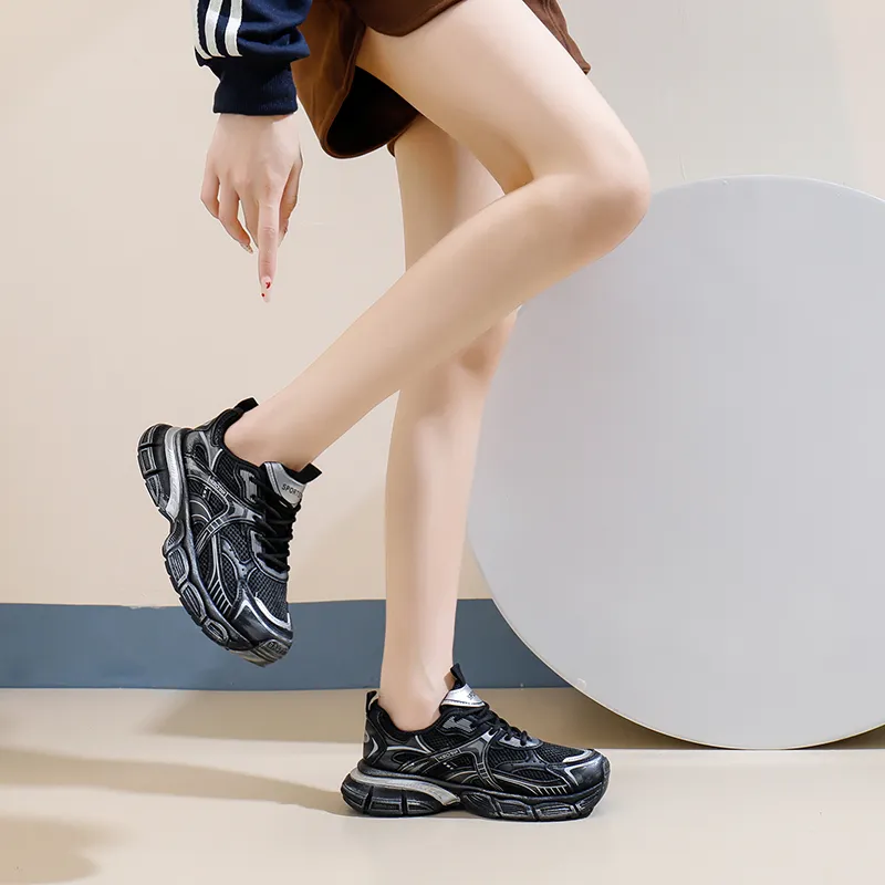 SIMBA'S PRIDE Abrasion Resistant Breathable Chunky Sneakers Women's-3
