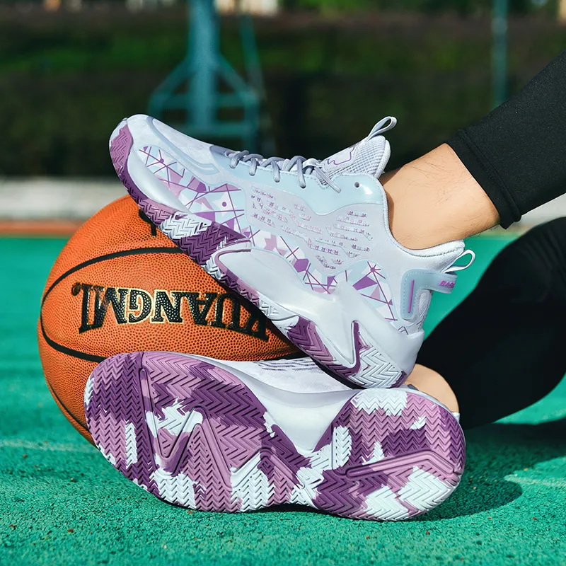 SIMBA'S PRIDE Shock Absorbers With Slip Resistant Features Mid Top Basketball Shoes Men's-11