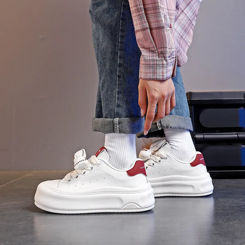 SIMBA'S PRIDE Abrasion Resistant Height Increasing Low Top Skateboard Shoes Women's-2