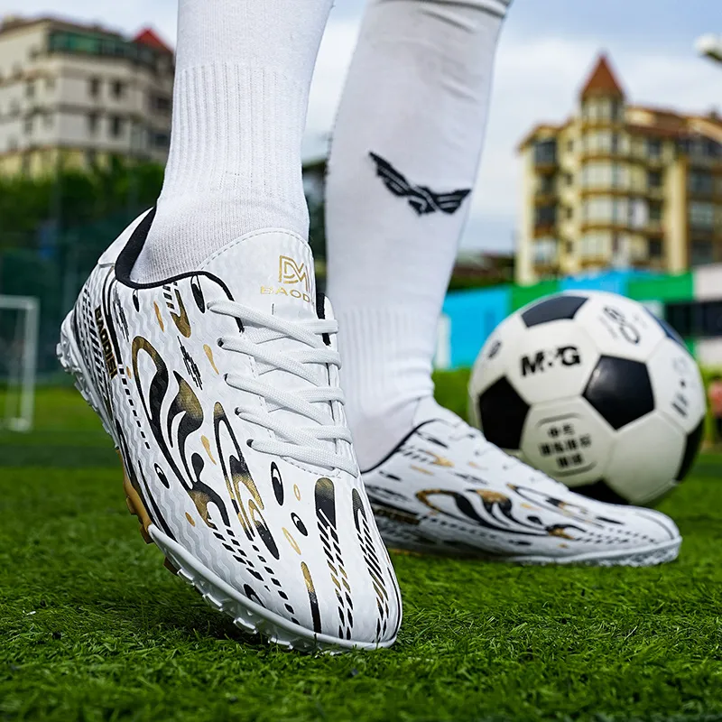 SIMBA'S PRIDE Artificial Ground Natural Ground Moisture Wicking Impact Resistant Soccer Shoes Unisex-7