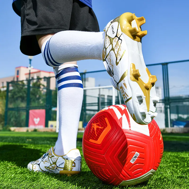 SIMBA'S PRIDE Slip-Resistant Anti-Kick Cushioning Wear-Resistant Low-Top Kids' Soccer Shoes Kids'-3