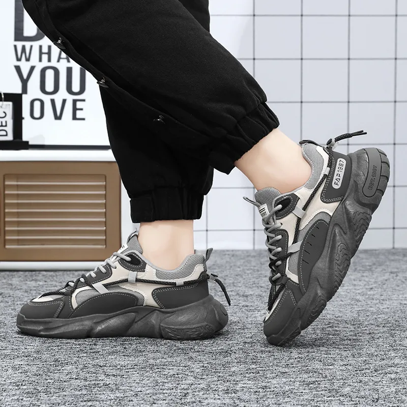 SIMBA'S PRIDE Abrasion Resistant Breathable Low Top Chunky Sneakers Men's-11
