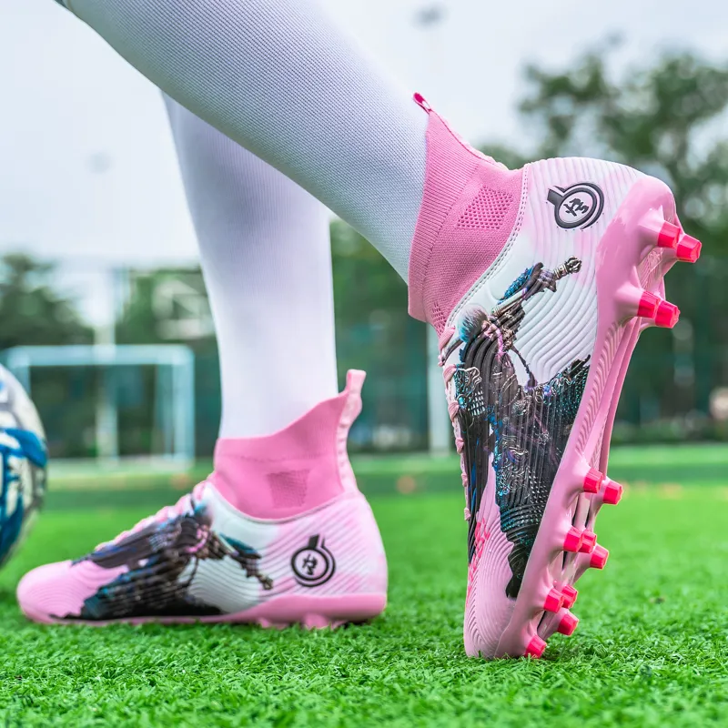 SIMBA'S PRIDE Soft Ground, Natural Ground Anti Slip Wear Resistant Long Studs And Short Studs Soccer Shoes Unisex-11