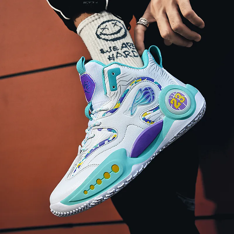 SIMBA'S PRIDE Slip Resistant, Abrasion Resistant, Lightweight High Top Basketball Shoes Unisex-48
