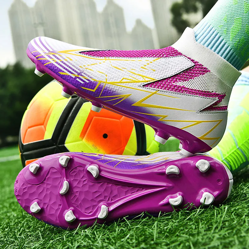SIMBA'S PRIDE Soft Ground, Natural Ground Slip Resistant Soccer Shoes Unisex-19