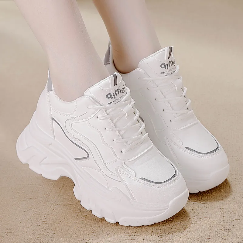 SIMBA'S PRIDE Abrasion Resistant Mid Top Chunky Sneakers Women's-1