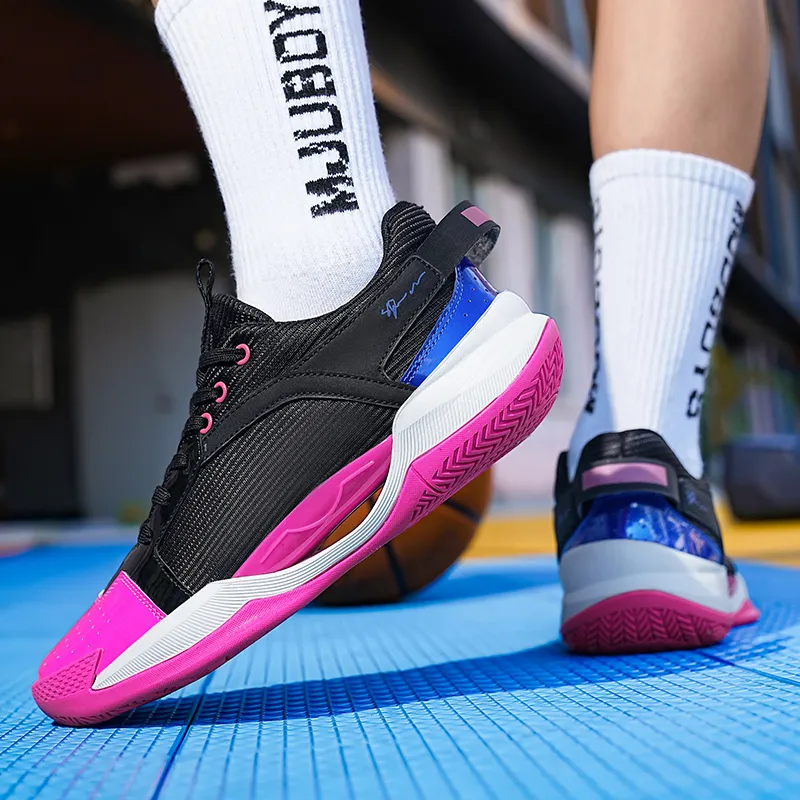 SIMBA'S PRIDE Abrasion Resistant Waterproof And Breathable Low Top Vintage Basketball Shoes Unisex-14