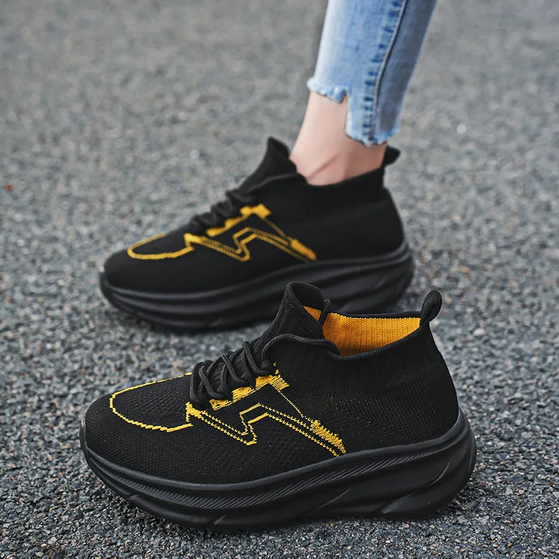 SIMBA'S PRIDE Mesh Flying Woven Low Top Soft And Elastic Sole Unisex Casual Shoes-7