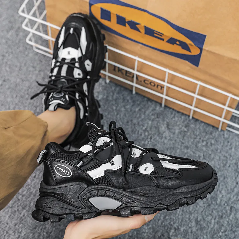 SIMBA'S PRIDE Waterproof And Breathable Low Top Chunky Sneakers Men's-12