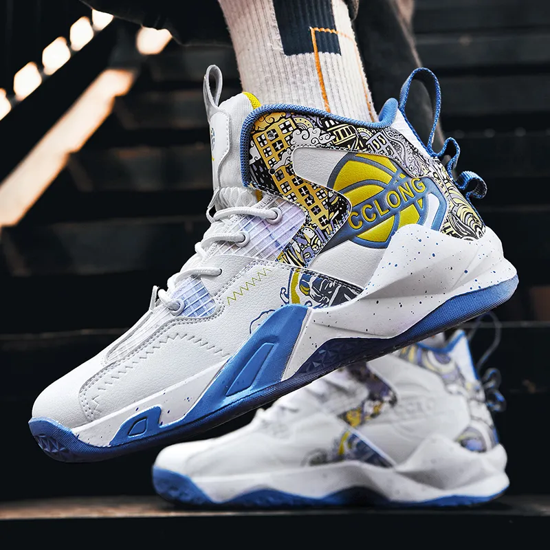 SIMBA'S PRIDE High Top Double Rebound Unisex Basketball Shoes-7