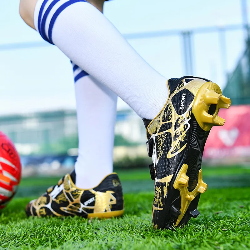 SIMBA'S PRIDE Slip-Resistant Anti-Kick Cushioning Wear-Resistant Low-Top Kids' Soccer Shoes Kids'-13