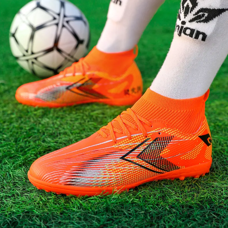 SIMBA'S PRIDE Artificial Ground, Natural Ground Anti Slip Wear Resistant Soccer Shoes Unisex-8