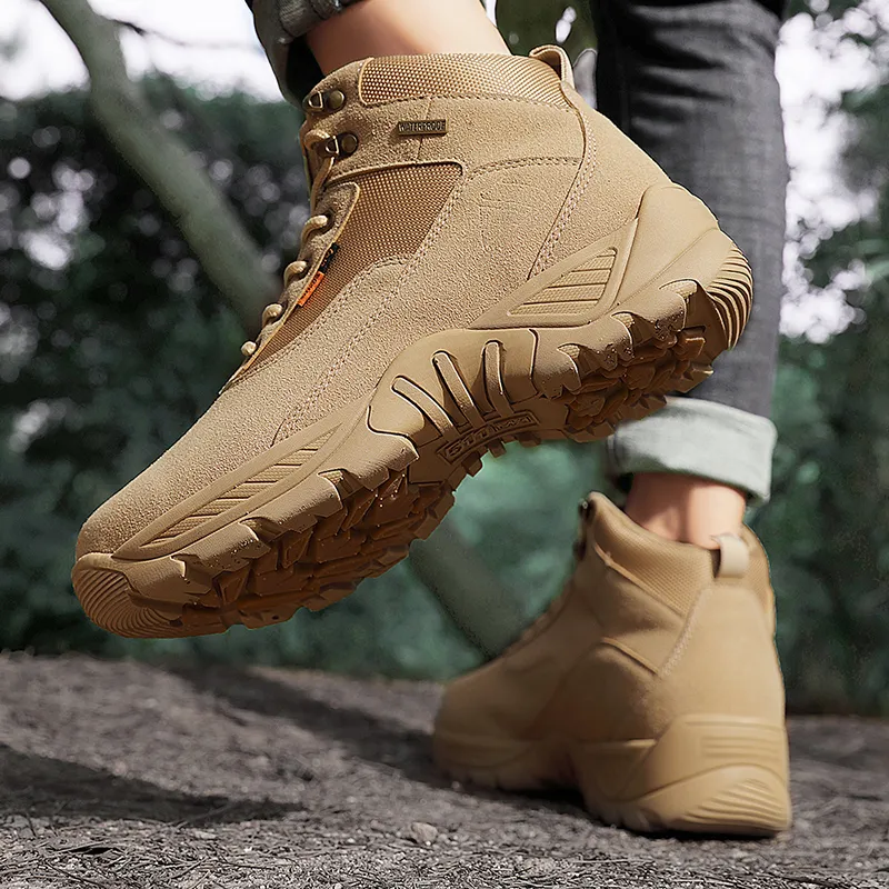 SIMBA'S PRIDE Cushioning, Slip Resistant, Waterproof, And Breathable Low Top Hiking Shoes Men's-8