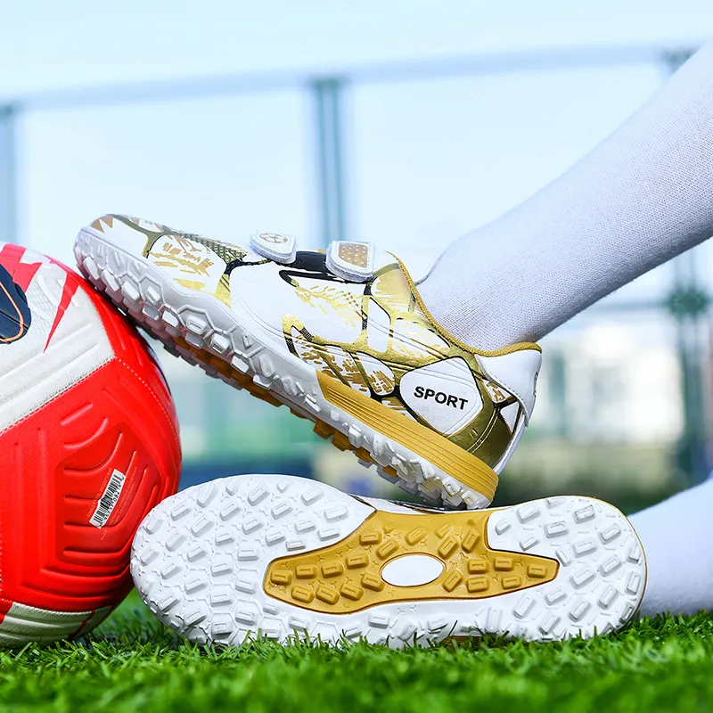 SIMBA'S PRIDE Slip-Resistant Anti-Kick Cushioning Wear-Resistant Low-Top Kids' Soccer Shoes Kids'-16
