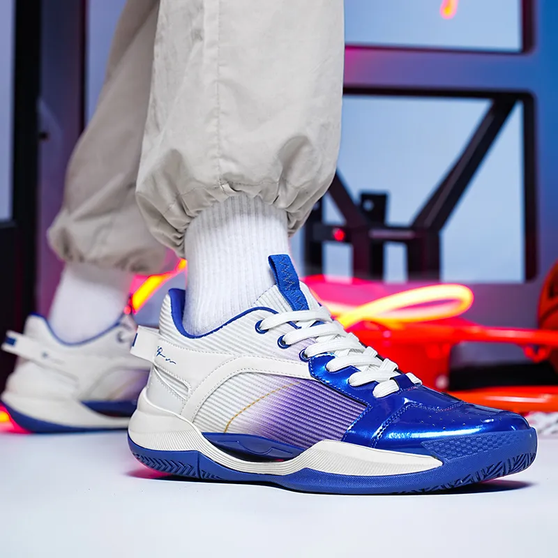 SIMBA'S PRIDE Abrasion Resistant Waterproof And Breathable Low Top Vintage Basketball Shoes Unisex-7