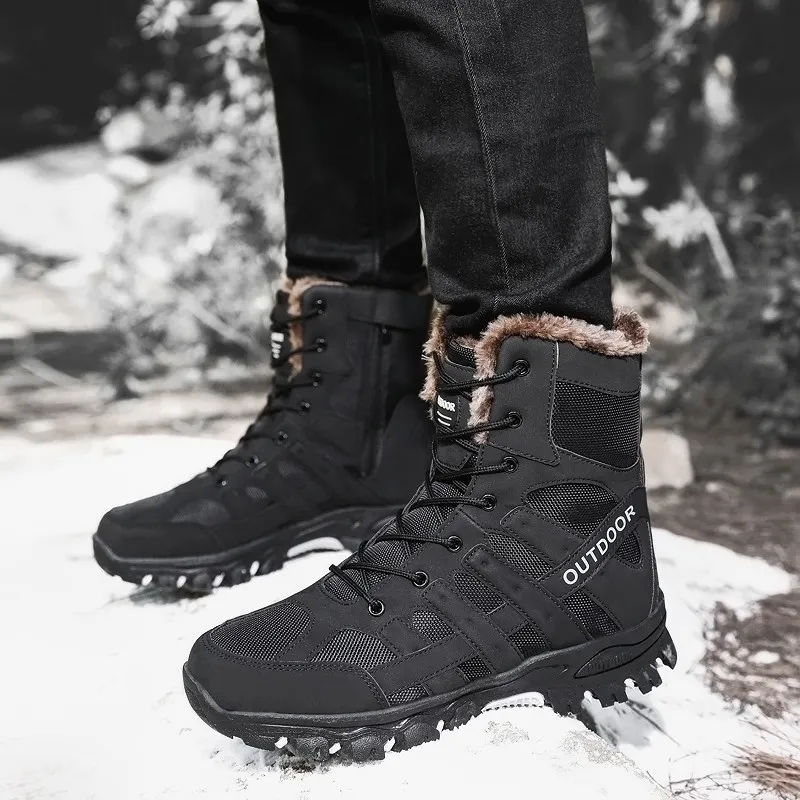 SIMBA'S PRIDE Fleece Lined Thermal Waterproof Snow Boots Men's-5