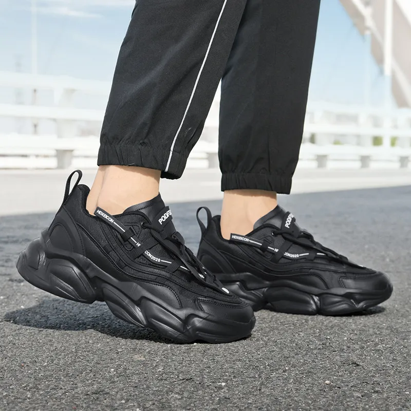 SIMBA'S PRIDE Abrasion Resistant Breathable Low Top Chunky Sneakers Men's-9