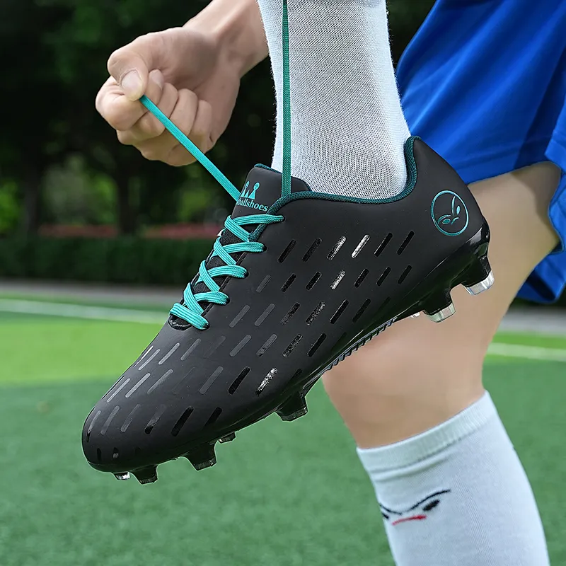 SIMBA'S PRIDE Artificial Ground, Natural Ground Abrasion Resistant Breathable Soccer Shoes Unisex-22