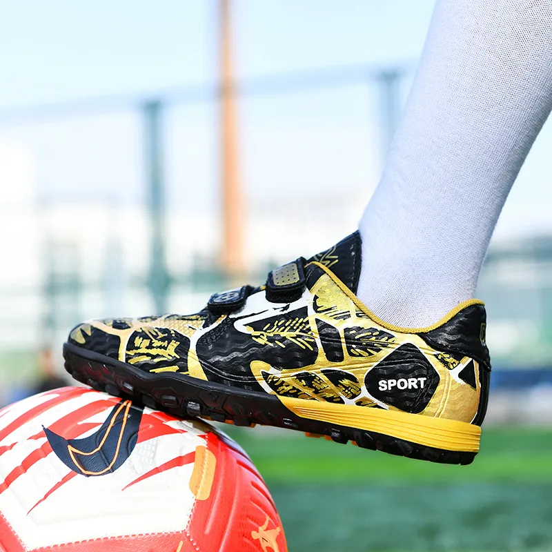 SIMBA'S PRIDE Slip-Resistant Anti-Kick Cushioning Wear-Resistant Low-Top Kids' Soccer Shoes Kids'-28