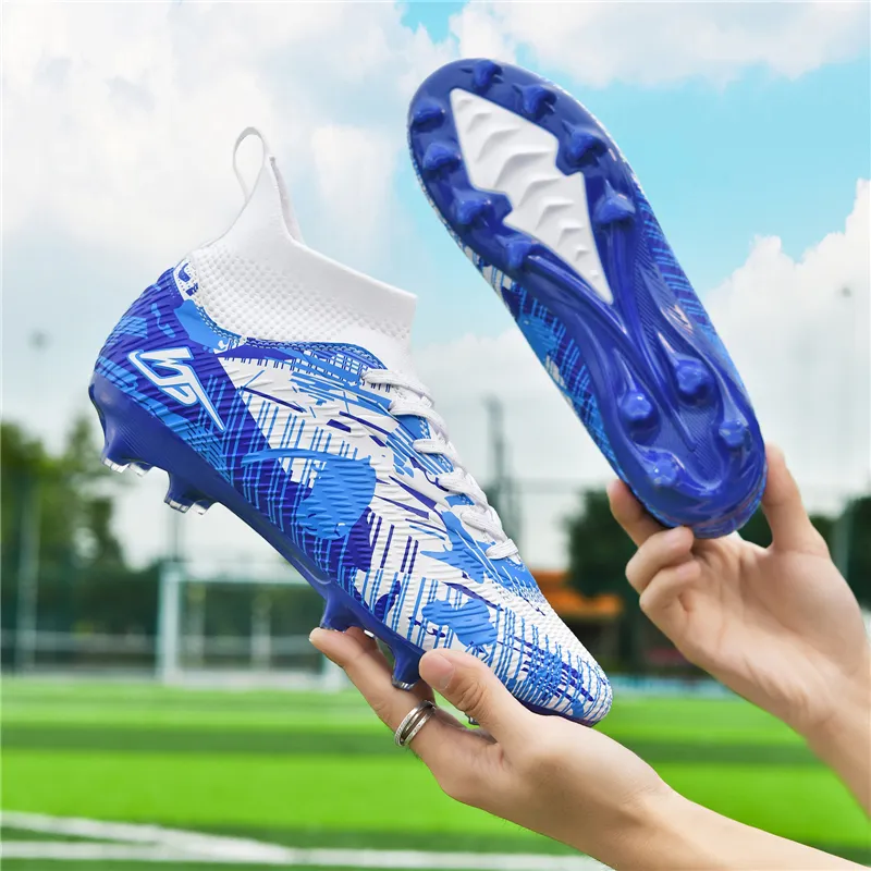 SIMBA'S PRIDE Soft Ground, Natural Ground Anti Slip Wear Resistant Long Studs And Short Studs Soccer Shoes Unisex-28