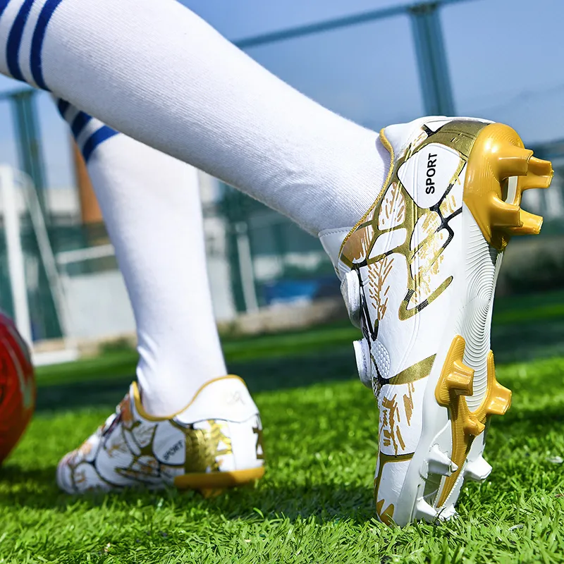 SIMBA'S PRIDE Slip-Resistant Anti-Kick Cushioning Wear-Resistant Low-Top Kids' Soccer Shoes Kids'-4