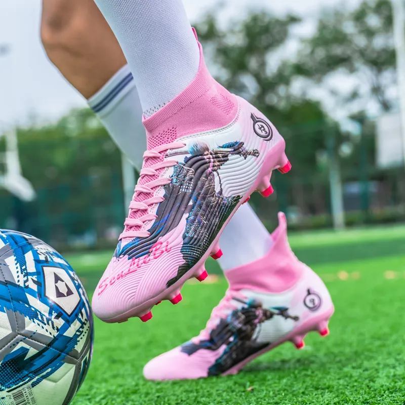 SIMBA'S PRIDE Soft Ground, Natural Ground Anti Slip Wear Resistant Long Studs And Short Studs Soccer Shoes Unisex-13
