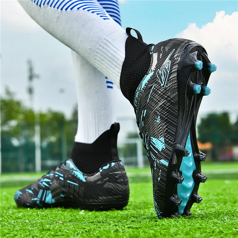 SIMBA'S PRIDE Soft Ground, Natural Ground Anti Slip Wear Resistant Long Studs And Short Studs Soccer Shoes Unisex-33