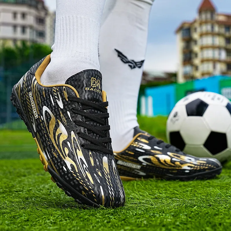 SIMBA'S PRIDE Artificial Ground Natural Ground Moisture Wicking Impact Resistant Soccer Shoes Unisex-12