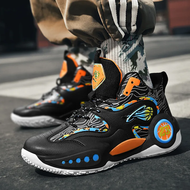 SIMBA'S PRIDE Slip Resistant, Abrasion Resistant, Lightweight High Top Basketball Shoes Unisex-50