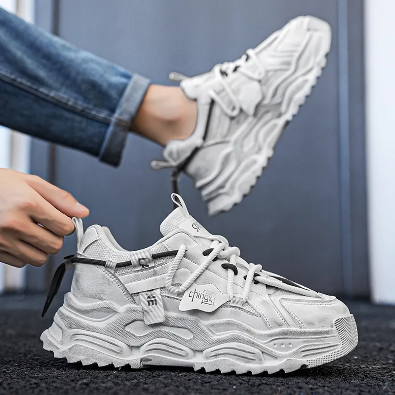 SIMBA'S PRIDE Abrasion Resistant Chunky Sneakers Men-5
