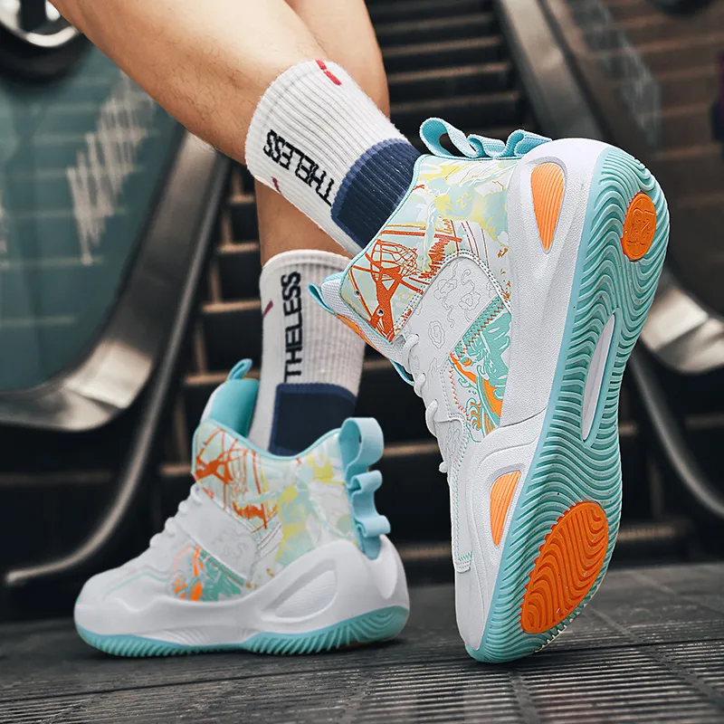 SIMBA'S PRIDE Slip Resistant, Abrasion Resistant, Lightweight High Top Basketball Shoes Unisex-67