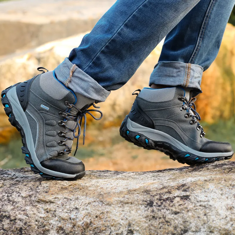 SIMBA'S PRIDE Waterproof, Moisture Wicking, Lightweight High Top Mountaineering & Hiking Shoes Unisex-9