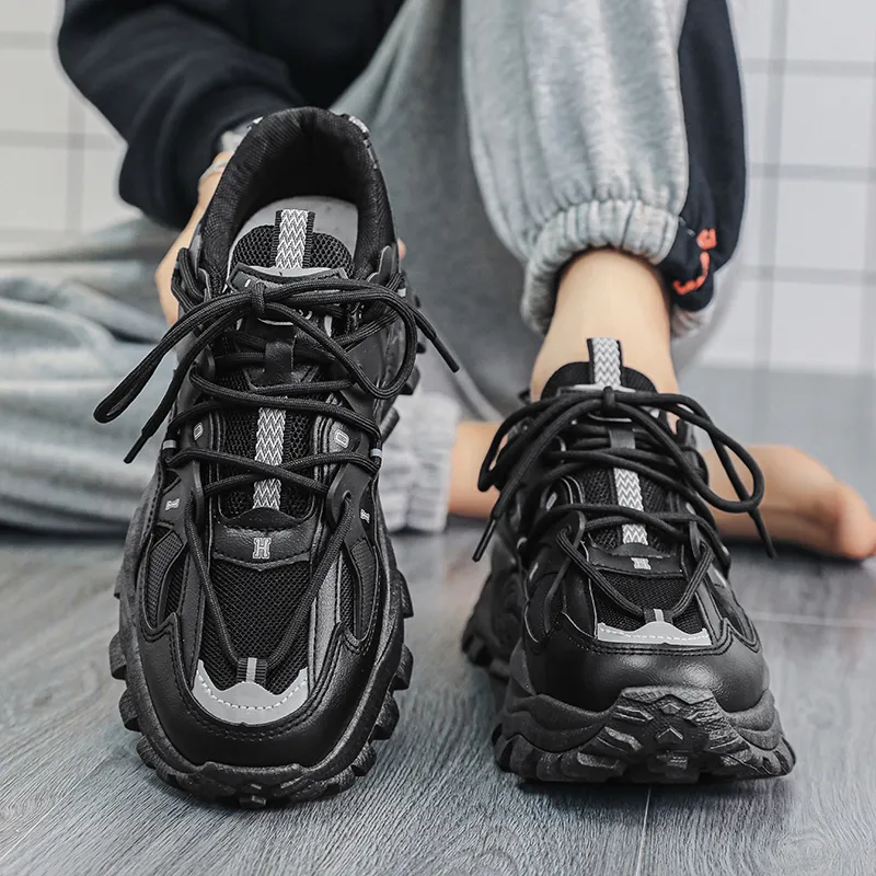 SIMBA'S PRIDE Waterproof And Breathable Low Top Chunky Sneakers Men's-2
