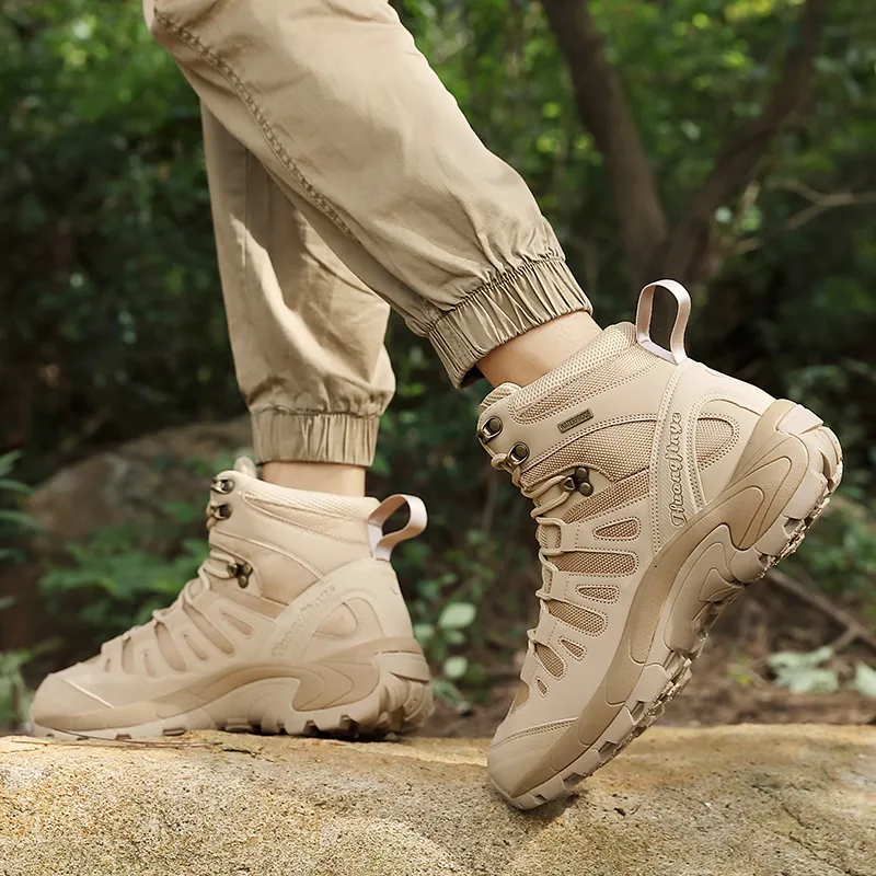 SIMBA'S PRIDE Wear resistant And Waterproof Low Top Hiking Shoes Men's-8