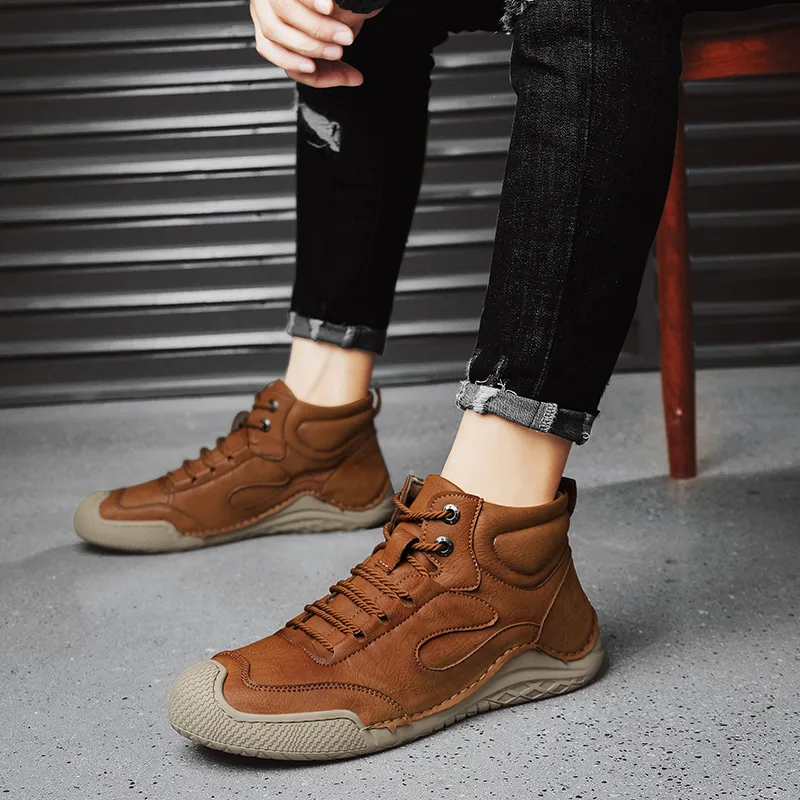 SIMBA'S PRIDE Abrasion Resistant High Top Casual Shoes Men's-4