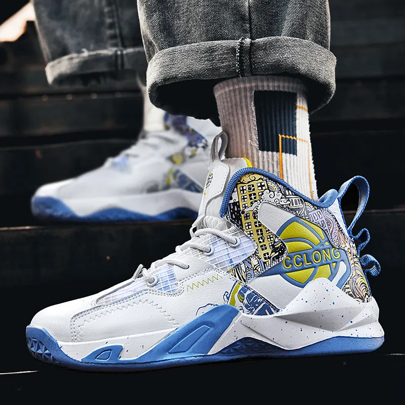 SIMBA'S PRIDE High Top Double Rebound Unisex Basketball Shoes-6