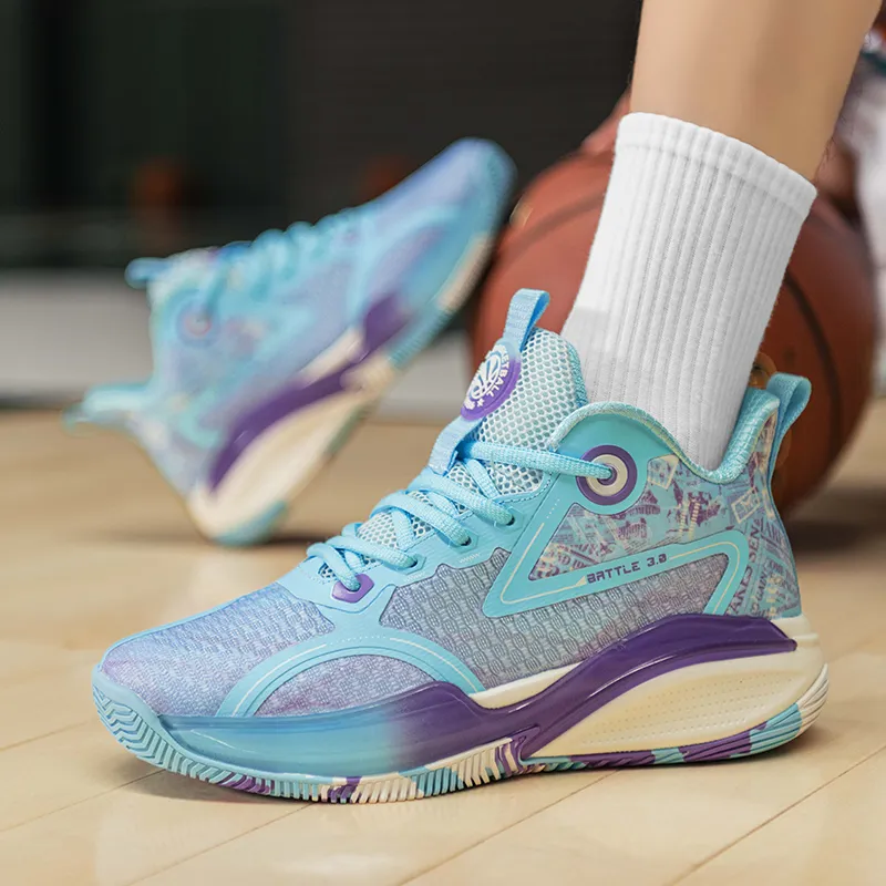 SIMBA'S PRIDE Cushioning, Slip Resistant, Waterproof, And Breathable Mid Top Basketball Shoes Men's-1