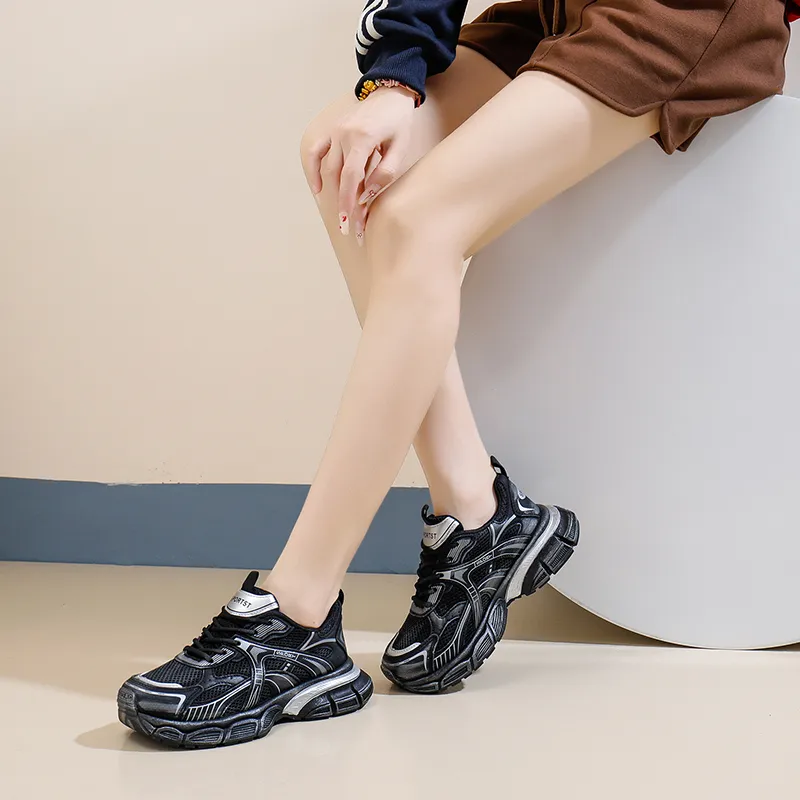 SIMBA'S PRIDE Abrasion Resistant Breathable Chunky Sneakers Women's-2
