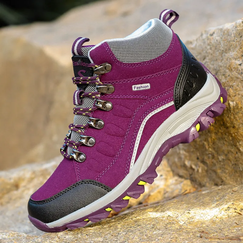 SIMBA'S PRIDE Waterproof, Moisture Wicking, Lightweight High Top Mountaineering & Hiking Shoes Unisex-16