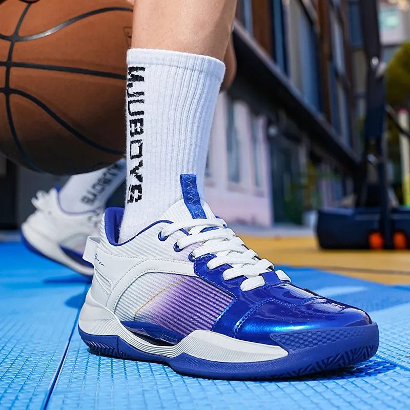 SIMBA'S PRIDE Abrasion Resistant Waterproof And Breathable Low Top Vintage Basketball Shoes Unisex-6