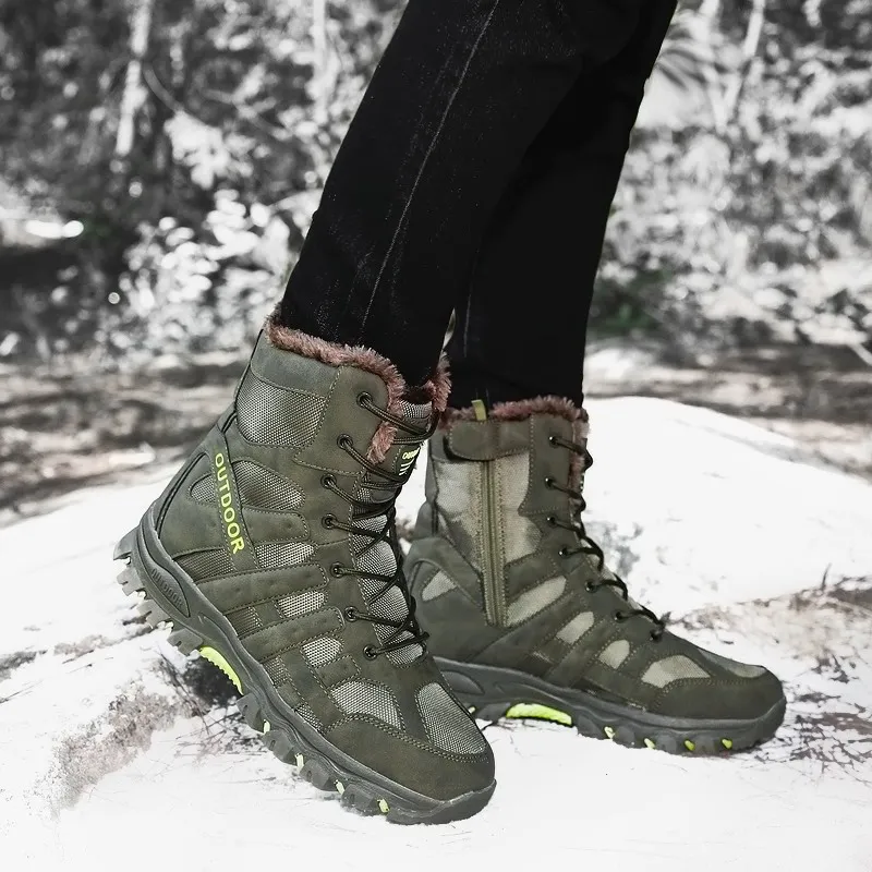 SIMBA'S PRIDE Fleece Lined Thermal Waterproof Snow Boots Men's-9