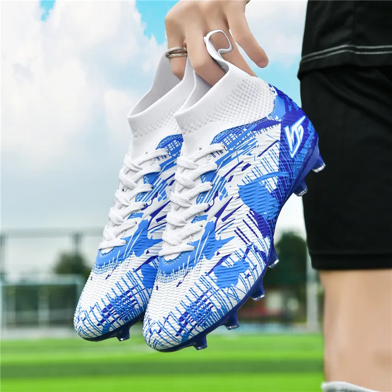 SIMBA'S PRIDE Soft Ground, Natural Ground Anti Slip Wear Resistant Long Studs And Short Studs Soccer Shoes Unisex-27