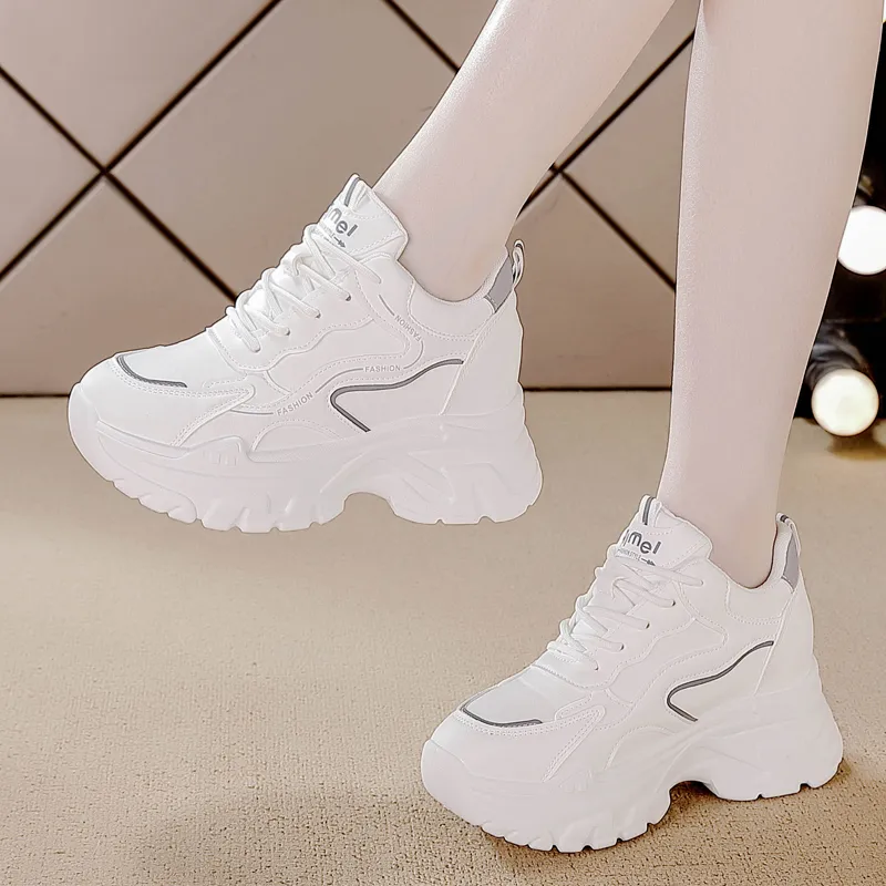 SIMBA'S PRIDE Abrasion Resistant Mid Top Chunky Sneakers Women's-3