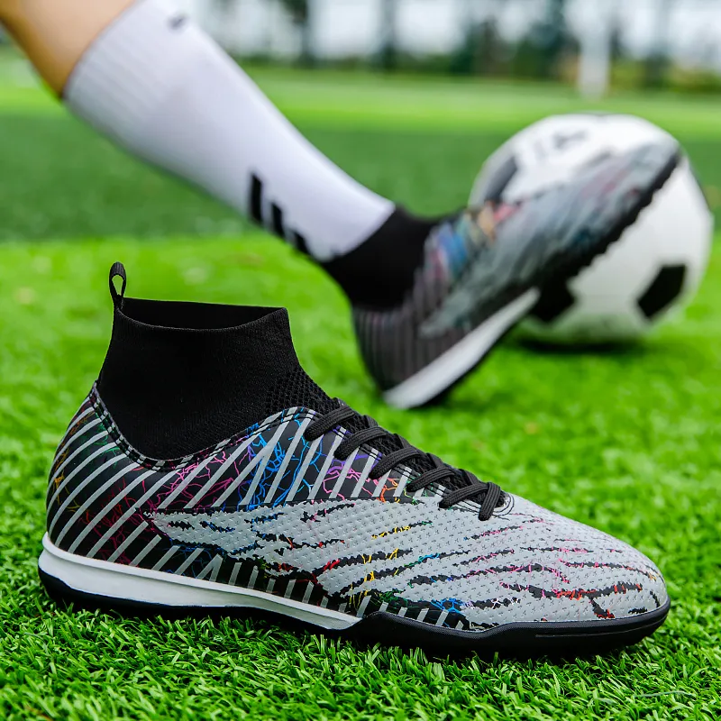SIMBA'S PRIDE AG Artificial Ground Soft Ground, Natural Ground Slip Resistant Soccer Shoes Unisex-7