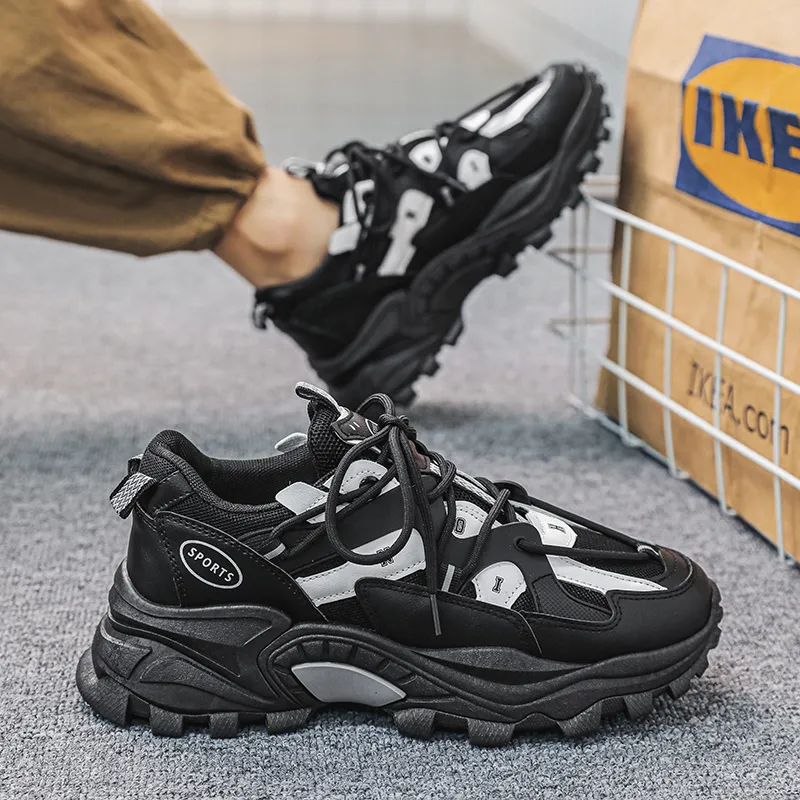 SIMBA'S PRIDE Waterproof And Breathable Low Top Chunky Sneakers Men's-11