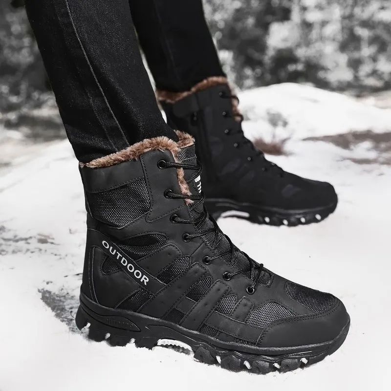 SIMBA'S PRIDE Fleece Lined Thermal Waterproof Snow Boots Men's-2