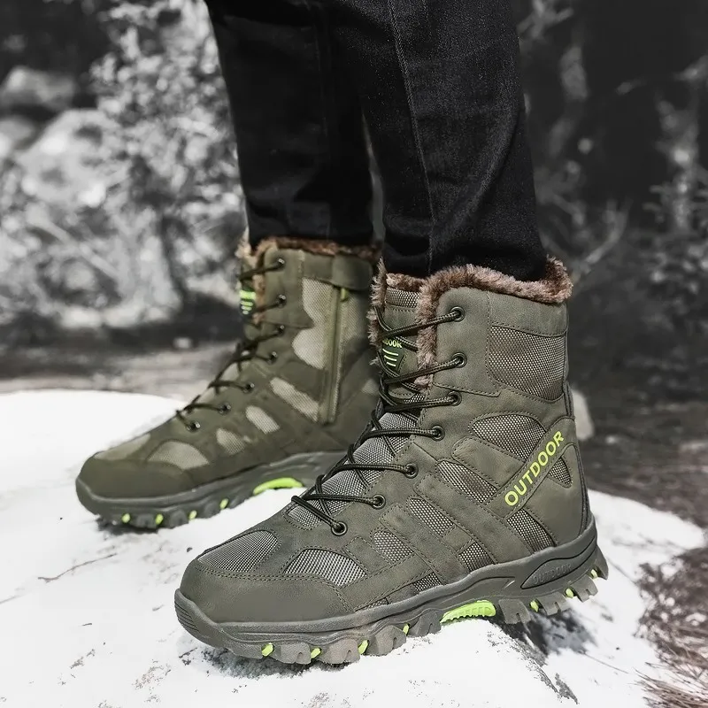 SIMBA'S PRIDE Fleece Lined Thermal Waterproof Snow Boots Men's-10